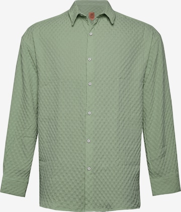 Campus Sutra - Ajuste regular Camisa 'Taletta' en verde: frente
