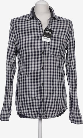 JACK & JONES Button Up Shirt in M in Blue: front