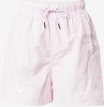 Nike Sportswear Loose fit Pants in Pink: front