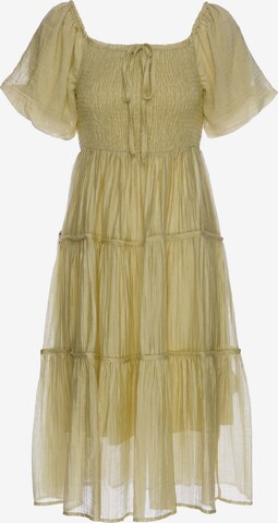 usha FESTIVAL - Vestido en verde: frente