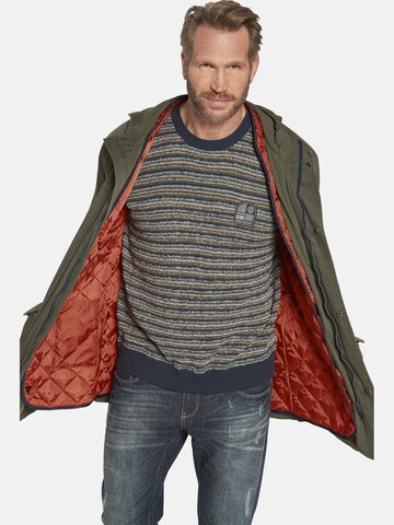 Jan Vanderstorm Winter parka ' Borgar ' in Green: front
