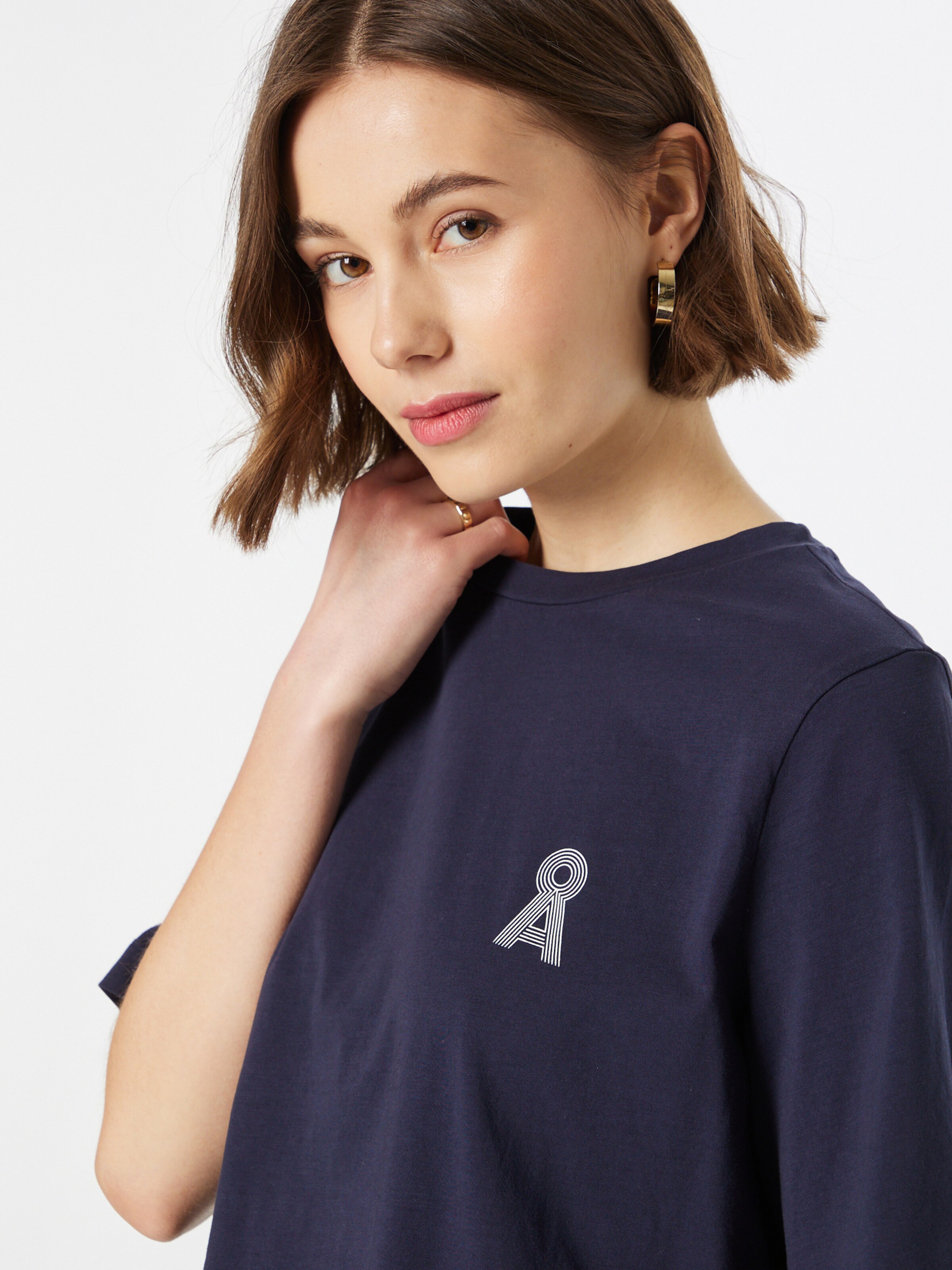 Frauen Shirts & Tops ARMEDANGELS T-Shirt 'LAYAA' in Nachtblau - LO41460