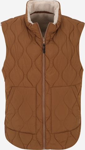 Jack & Jones Plus Vest 'BLUSIDEWINTER' in Brown: front
