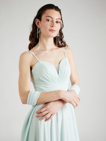 Robe de soirée mascara en vert