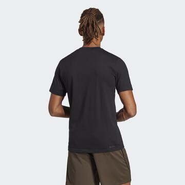 ADIDAS PERFORMANCE Performance shirt 'Train Essentials Feelready' in Black