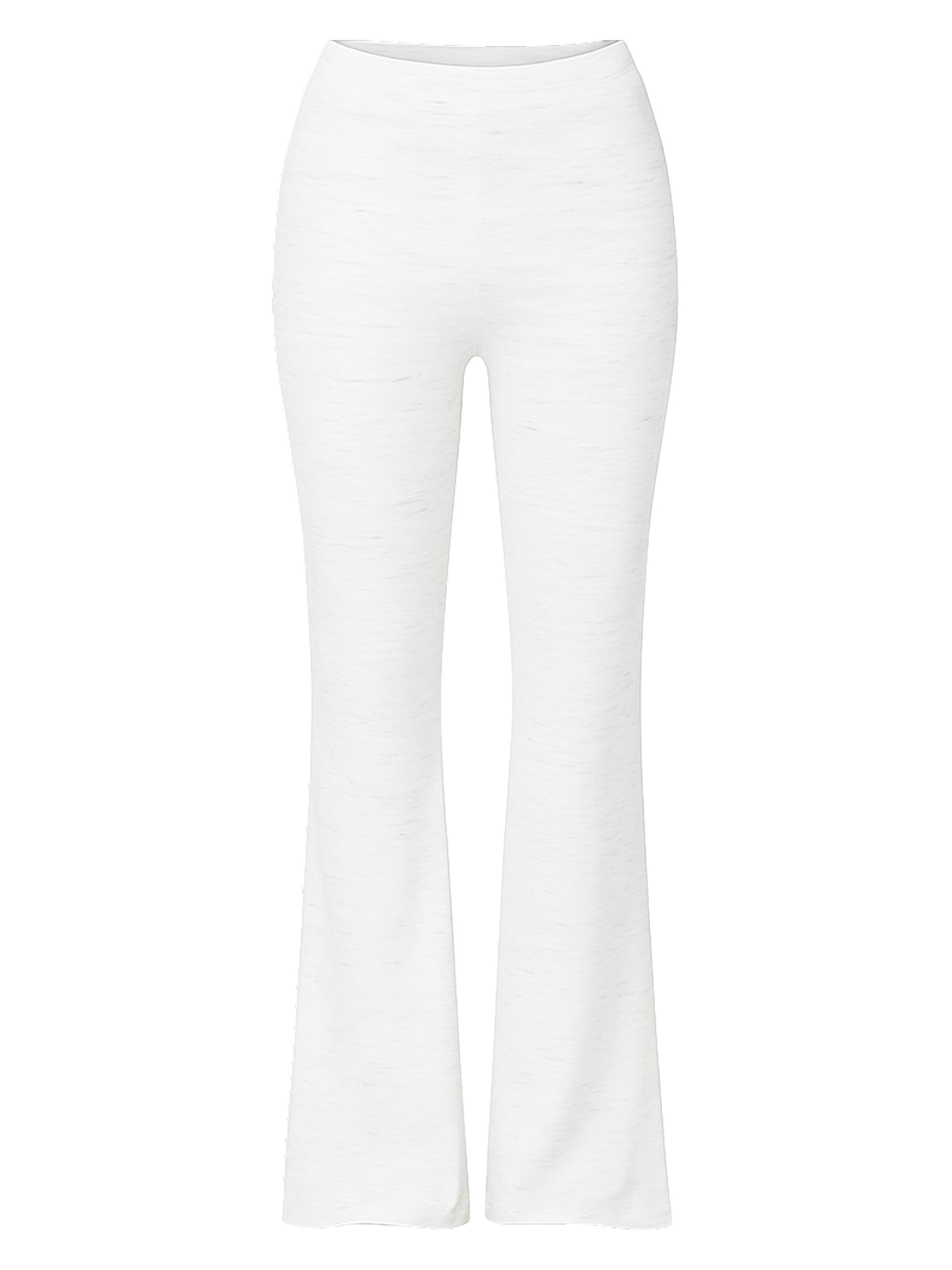 C&City Flared Broek in Wit: voorkant