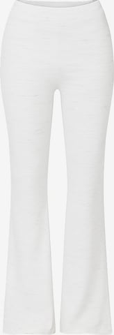 évasé Pantalon C&City en blanc : devant