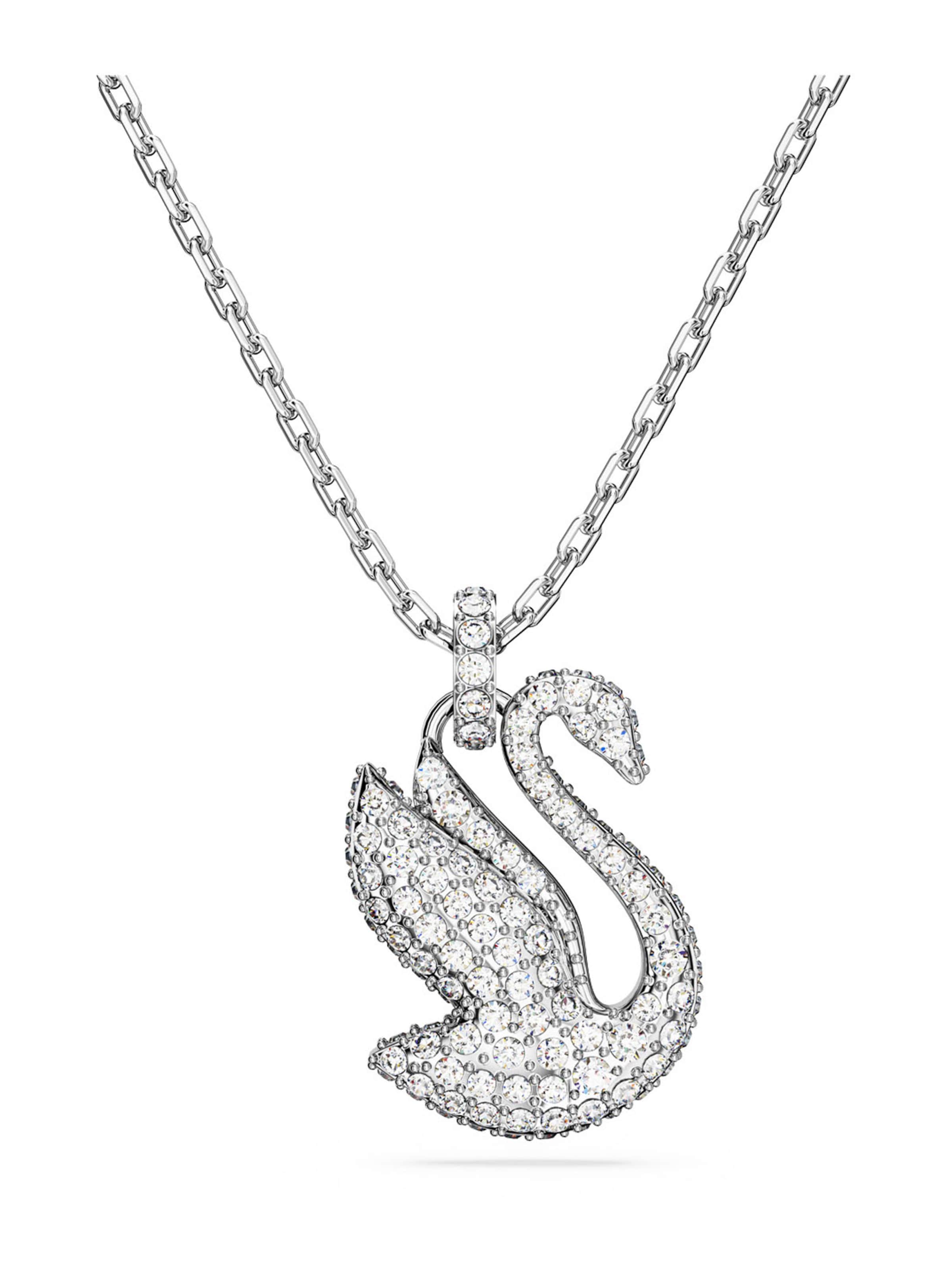 Swarovski Αλυσίδα 'Swan' σε ασημί