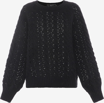 faina Sweater in Black: front