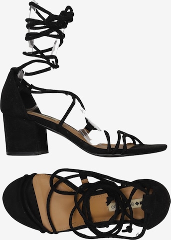 even&odd Sandalen 37 in Schwarz: Vorderseite