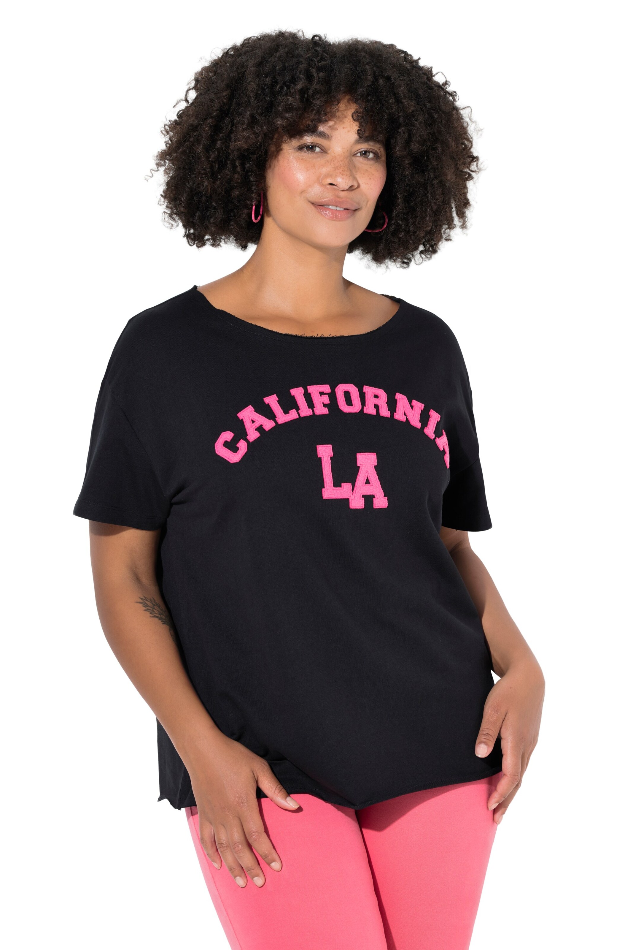 Angel of Style Sweatshirt in Black: front