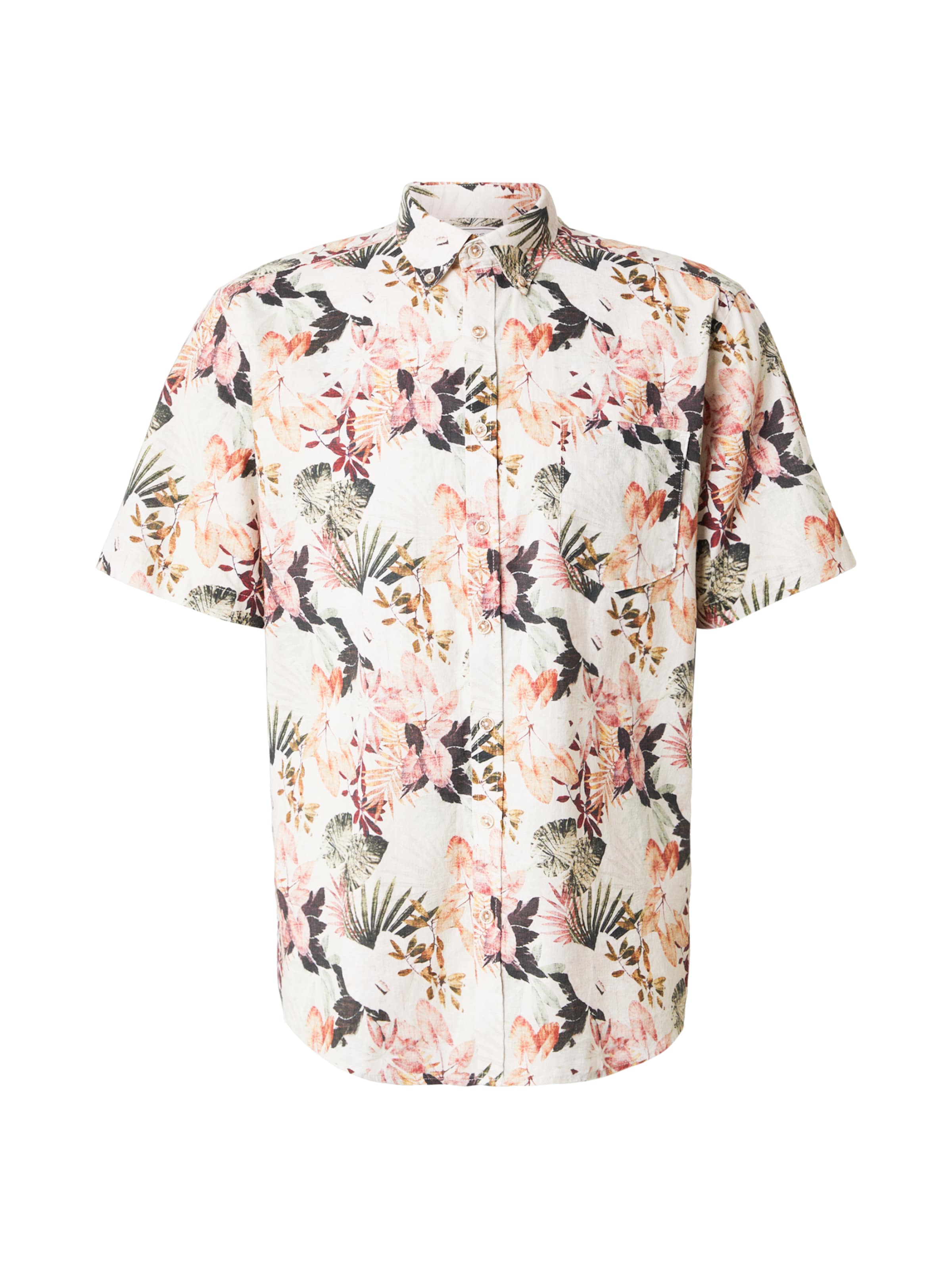 Jack's Regular fit Πουκάμισο σε μπεζ: μπροστά