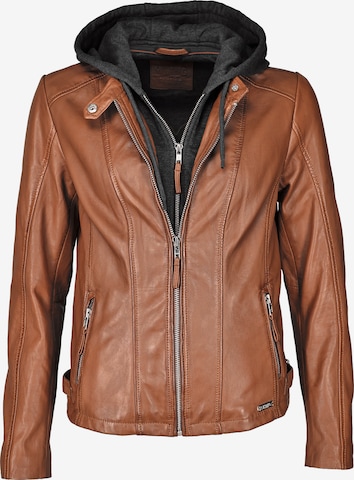 MUSTANG Between-Season Jacket in Brown: front