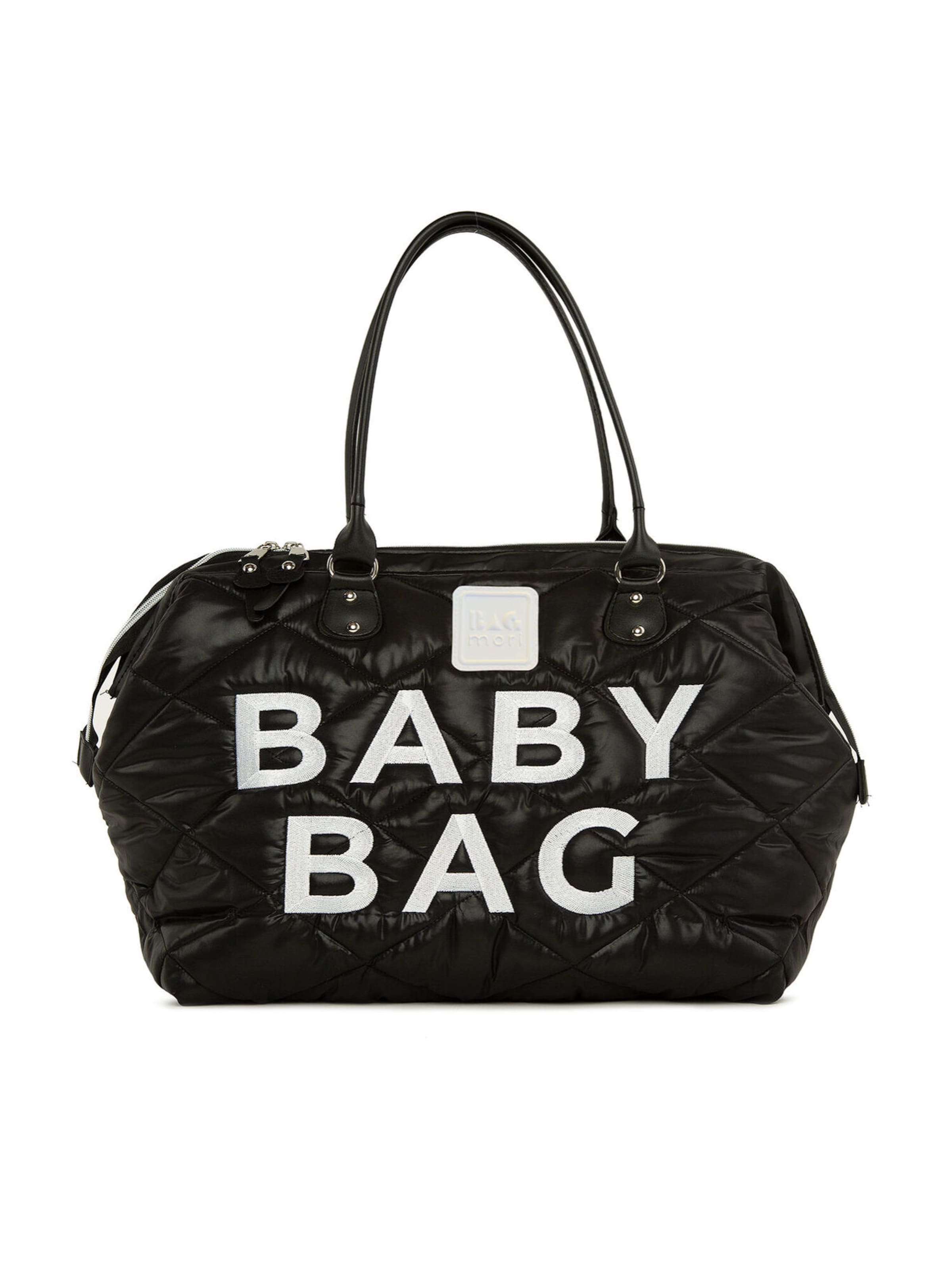 Geantă de scutece de la Bagmori pe negru: față