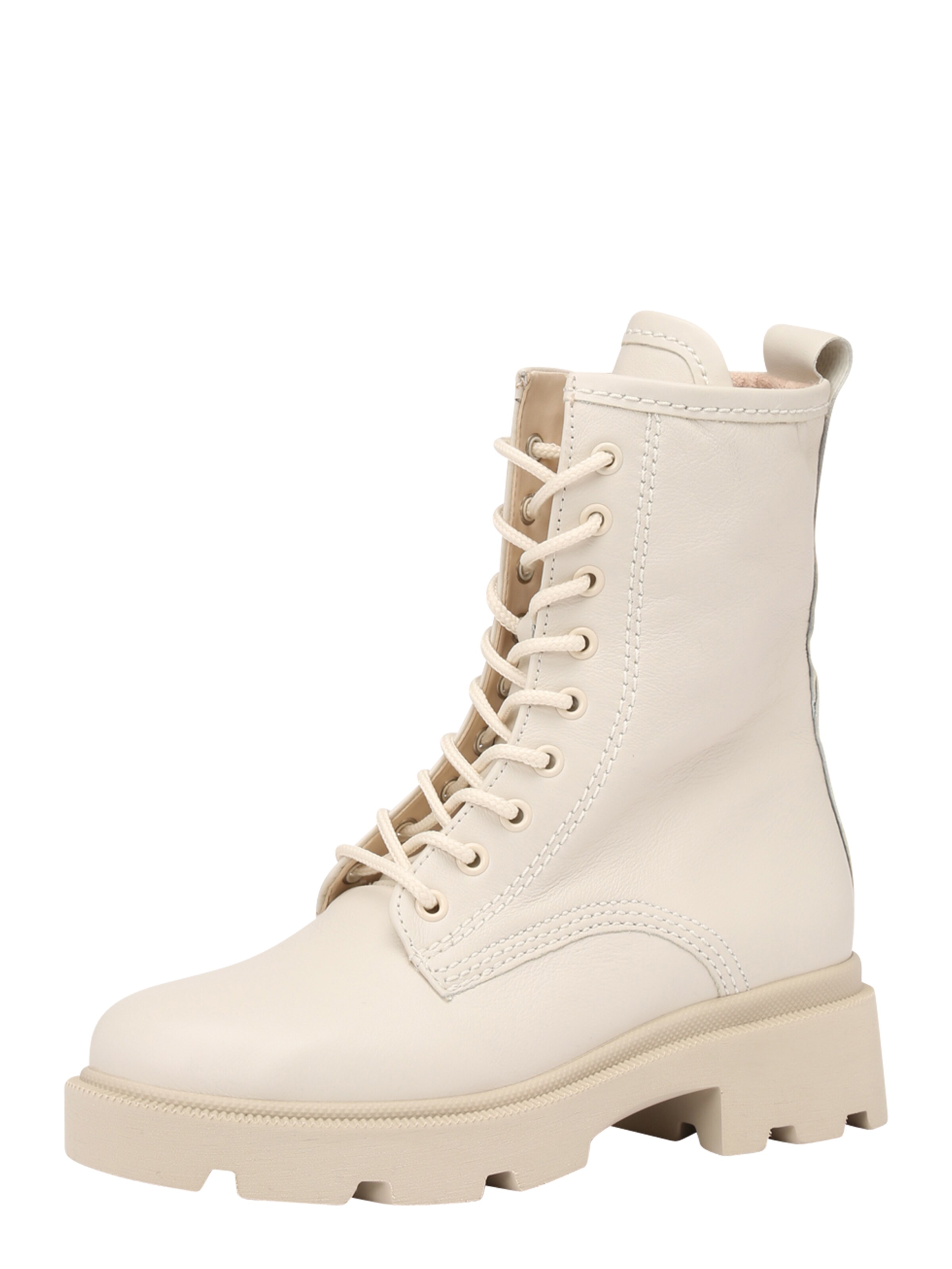 Stivaletto stringato di GABOR in beige: frontale