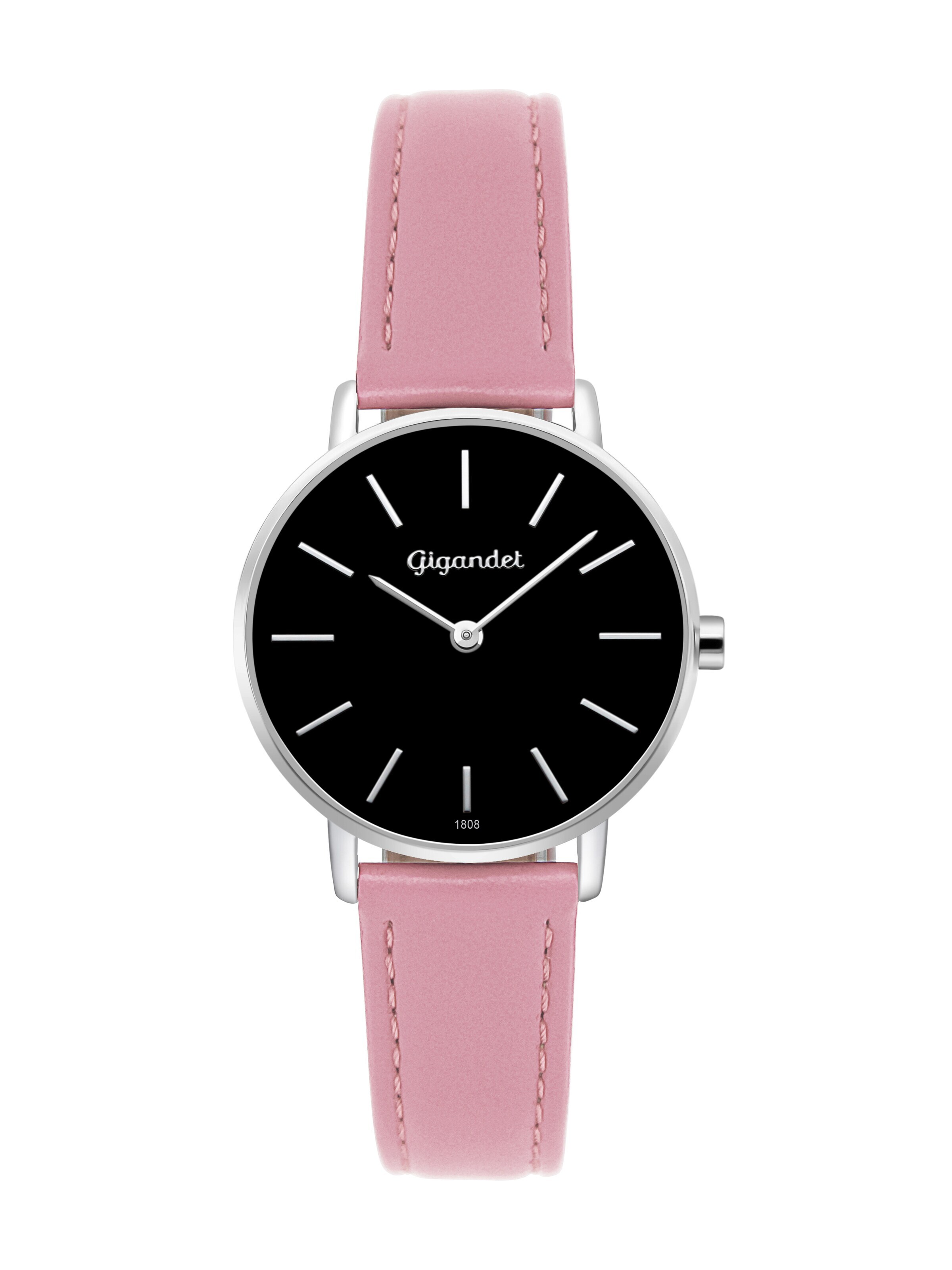 Gigandet Analog Watch 'MINIMALISM' in Black: front