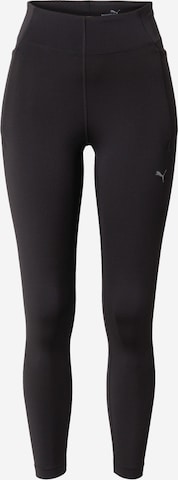 PUMA - Pantalón deportivo en negro: frente