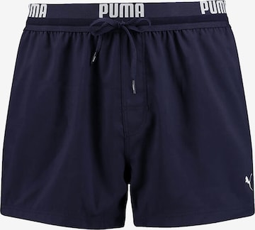 PUMA Regular Board Shorts in Blue: front