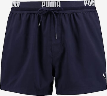 PUMA Regular Badeshorts in Blau: predná strana