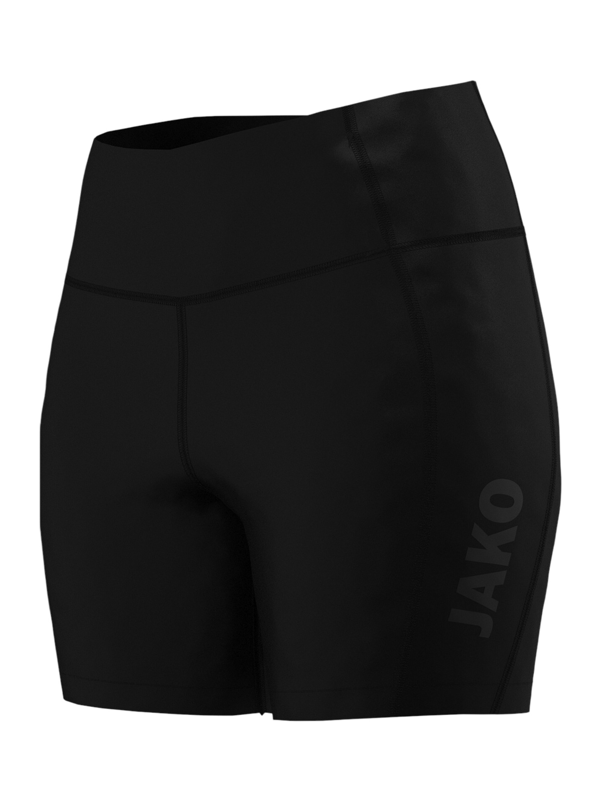 JAKO Slimfit Sporthose in Schwarz: Vorderseite