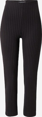 Lindex - Slimfit Pantalón 'Petra' en negro: frente