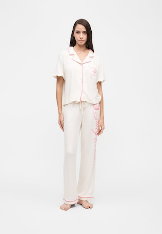 Juicy Couture - Pijama en blanco: frente
