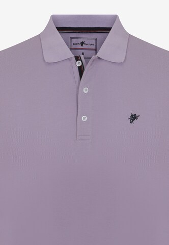 DENIM CULTURE - Camisa 'LEO' em roxo