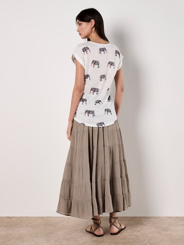 T-shirt Apricot en blanc