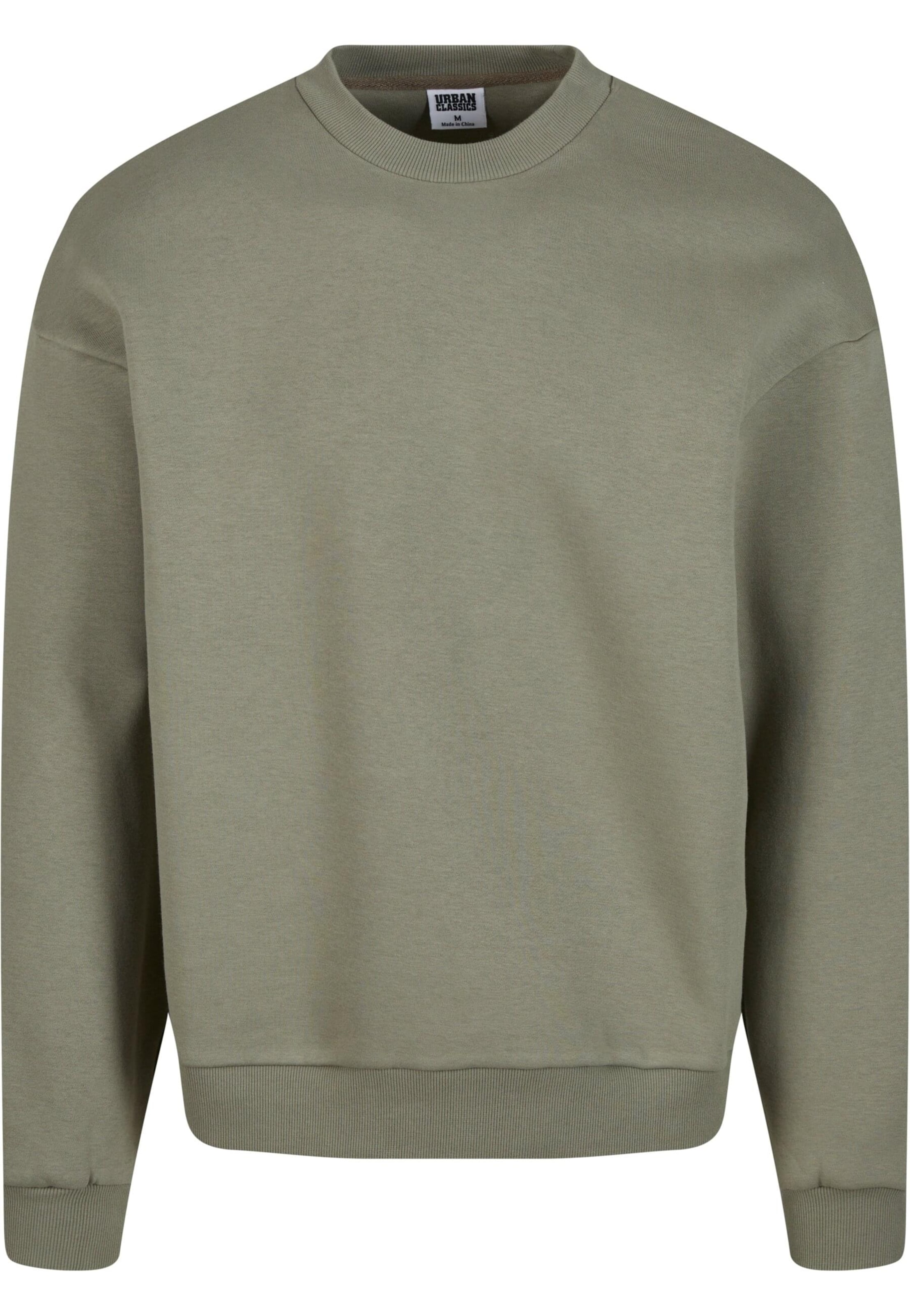 Urban Classics Sweatshirt in Green: front