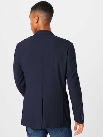 JACK & JONES - Ajuste regular Chaqueta tipo saco para negocios en azul