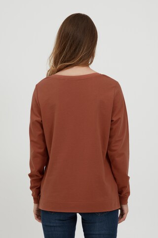 Fransa Sweatshirt 'FRBESWEAT 4' in Bruin