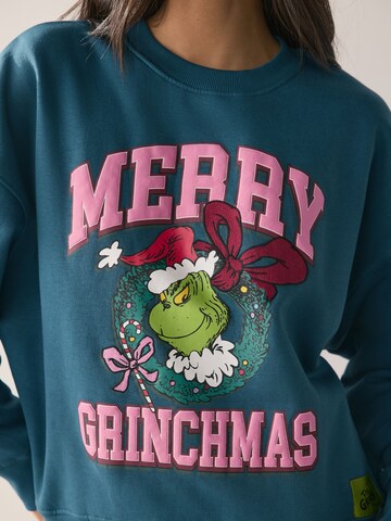 Next - Sudadera 'The Grinch Official License Fun Wreath Bow Christmas' en verde