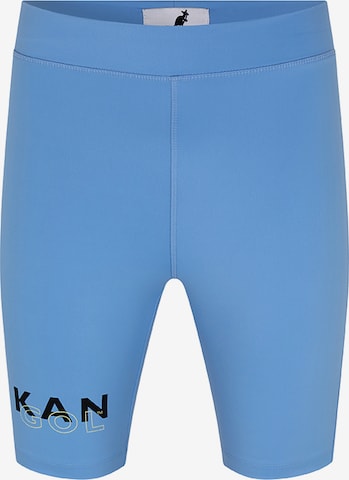 KANGOL Skinny Shorts 'Louisiana' in Blau: predná strana