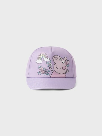 Chapeau ' NMFMis Peppa Wutz' NAME IT en violet : devant
