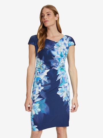 Vera Mont Sheath Dress in Blue: front