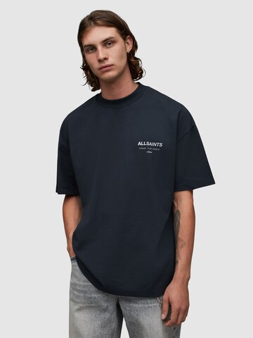 T-Shirt 'Underground' AllSaints en bleu : devant