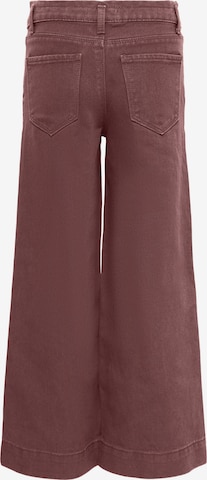 KIDS ONLY Wide leg Trousers 'New Brook' in Brown
