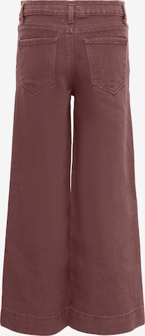 Wide leg Pantaloni 'New Brook' di KIDS ONLY in marrone