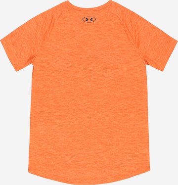 Tricou funcțional de la UNDER ARMOUR pe portocaliu