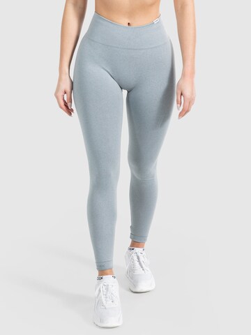 Smilodox Skinny Workout Pants 'Amaze Pro' in Grey: front