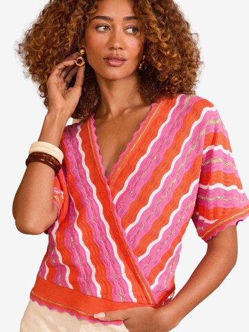 love & roses Sweater in Mixed colours: front