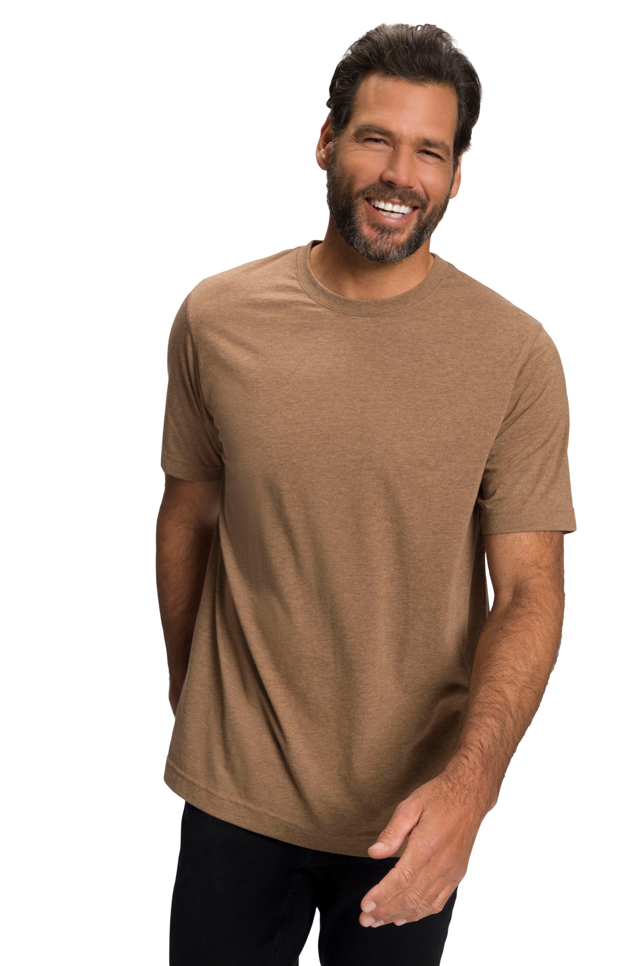 JP1880 Shirt in Braun: Vorderseite