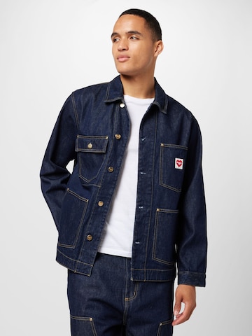 Carhartt WIP Tussenjas 'Nash' in Blauw: voorkant