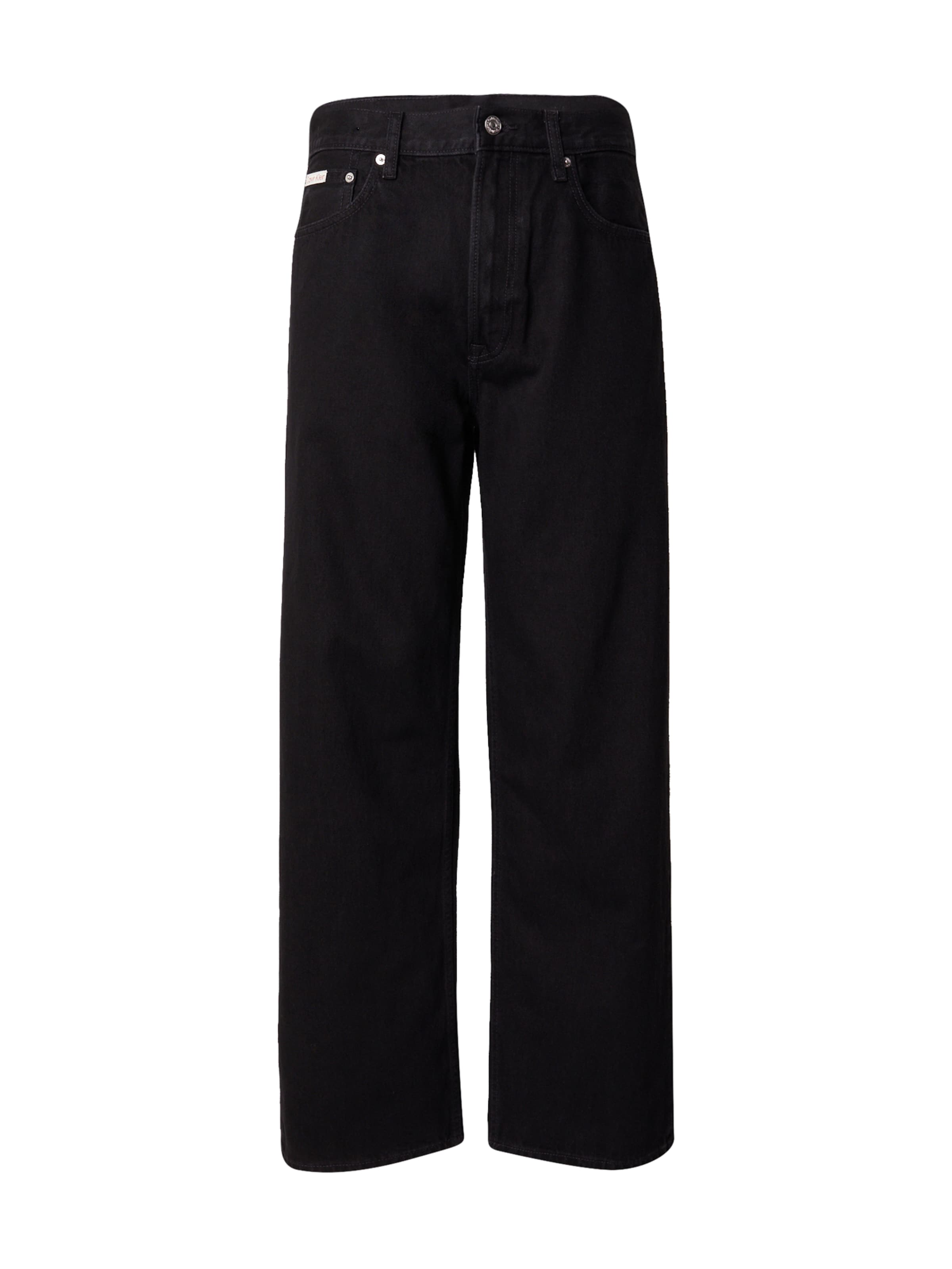 Calvin Klein Jeans Baggy Jeans 'CLASSIC' in Black: front