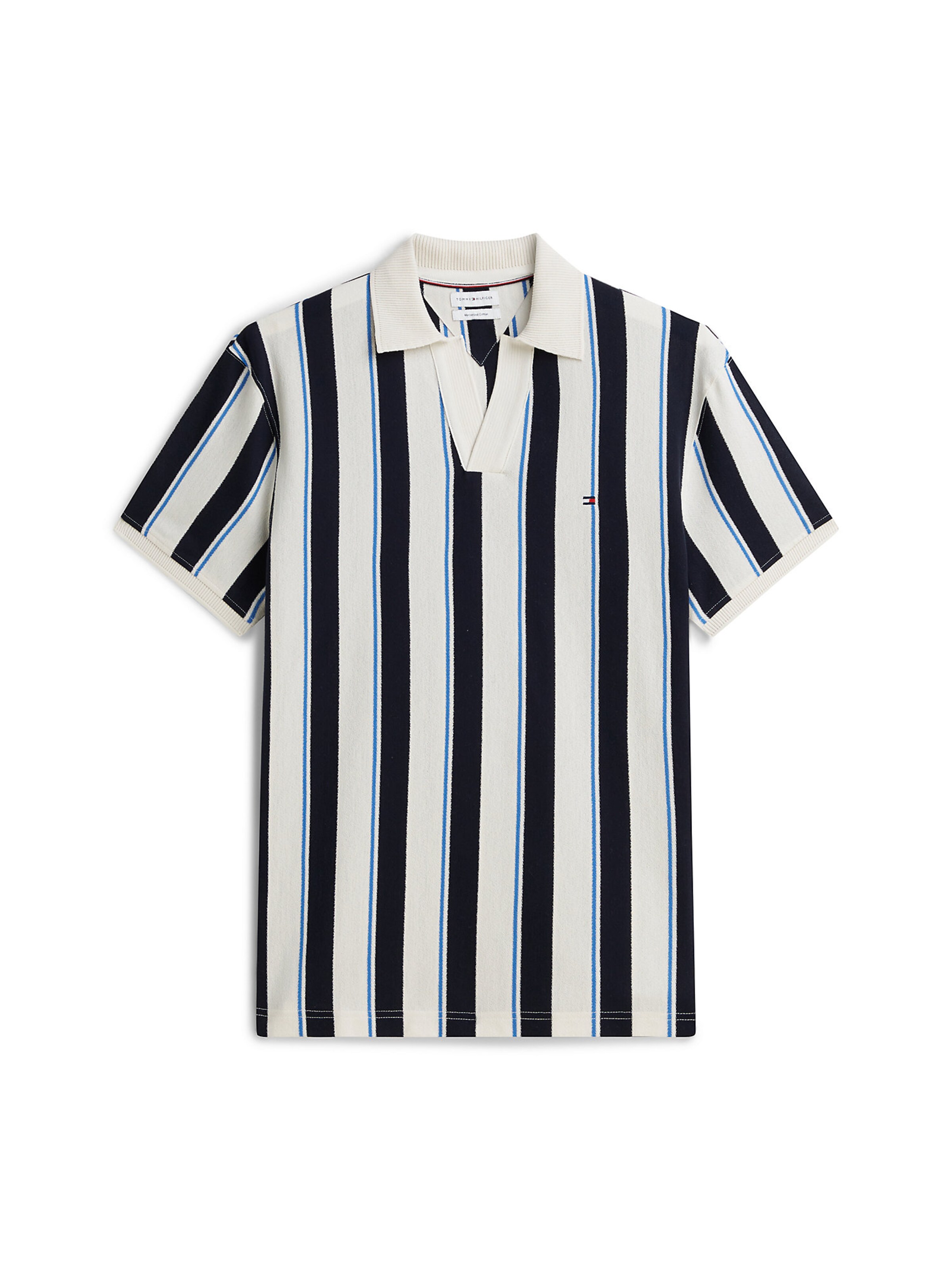 TOMMY HILFIGER Poloshirt in blau / navy / weiß, Produktansicht