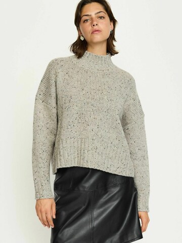 Soft Rebels Pullover 'SRNemo' in Grau: Vorderseite