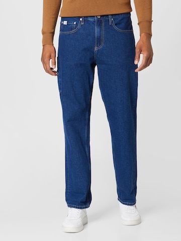 Calvin Klein Jeans تقليدي جينز '90's Utility' بلون أزرق: الأمام