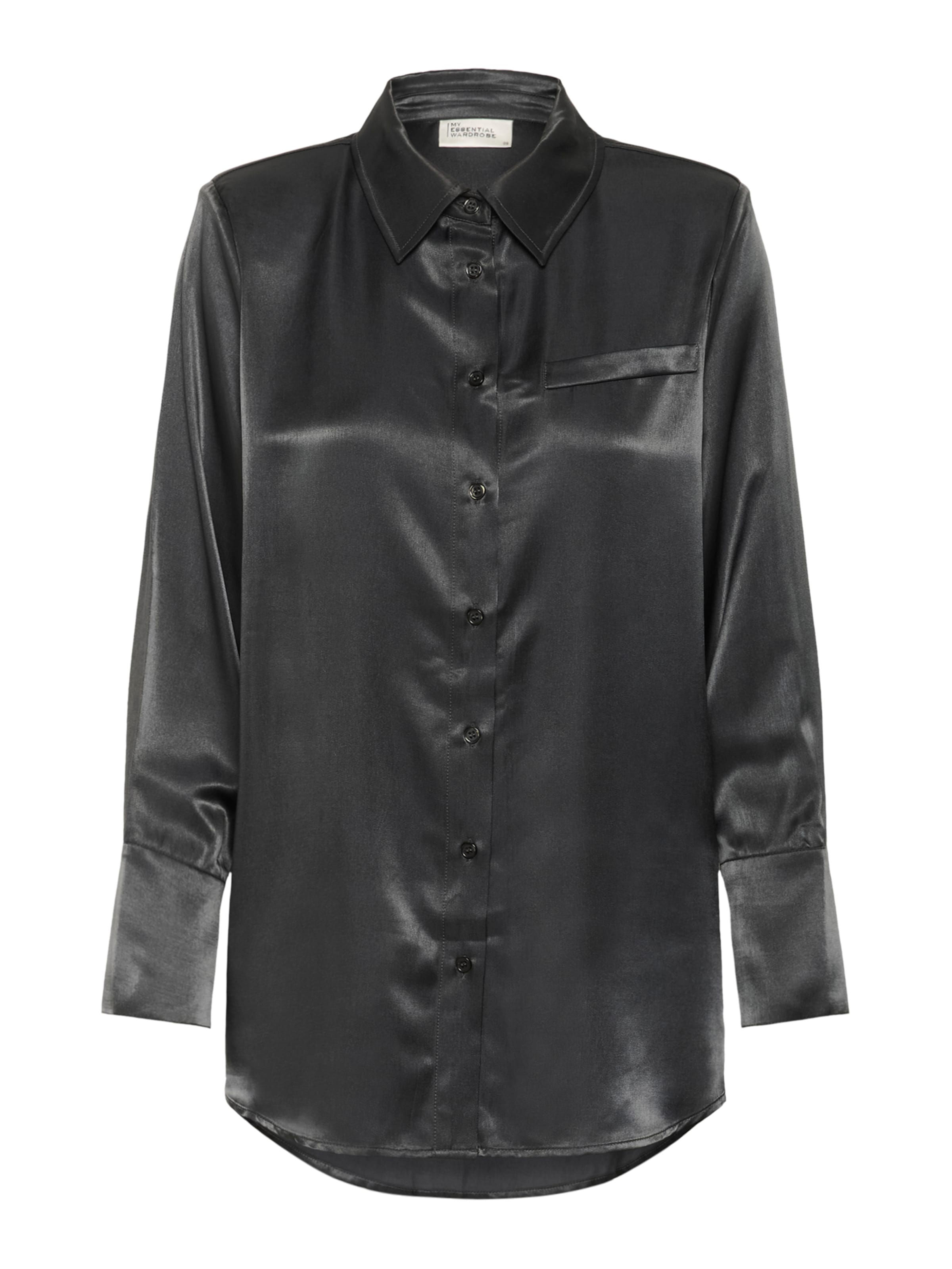 My Essential Wardrobe Blouse 'Estelle' in Grijs: voorkant