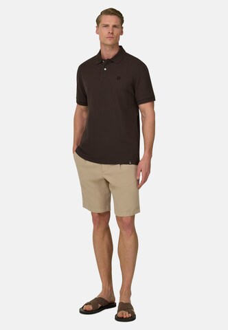 Boggi Milano Regular Bandplooibroek in Beige