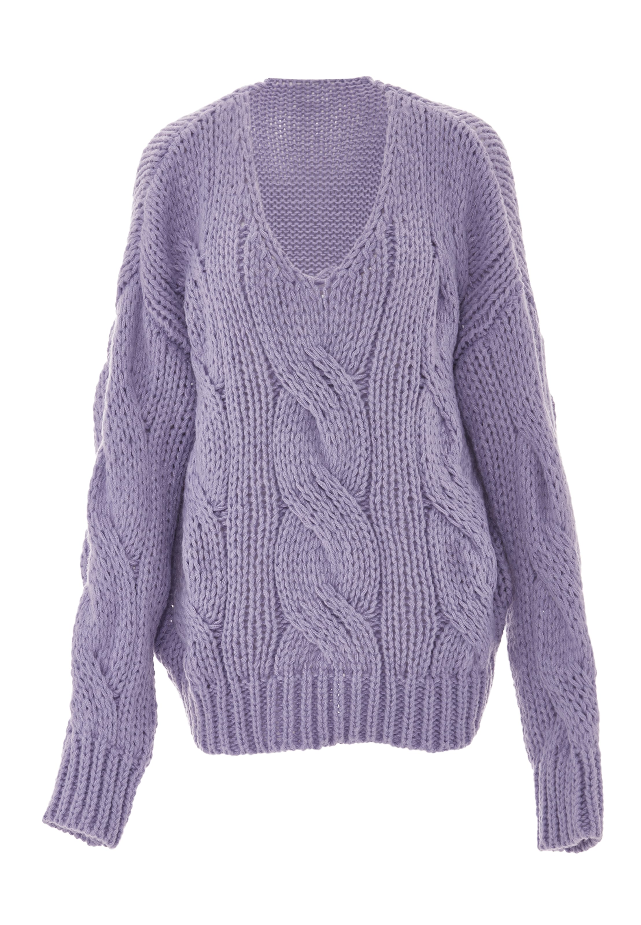 ebeeza Sweater in Purple: front